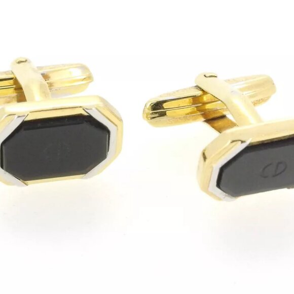 Dior cuff CD mark Gold & Silver hardware Authentic - Picture 7 of 9